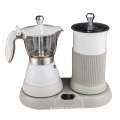 Elektrische Espresso -Kaffeemaschine und Milchschaum -Set